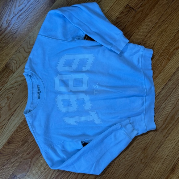 Official Taylor Swift 1989 TS limited edition baby blue crewneck Size Small - Picture 4 of 7